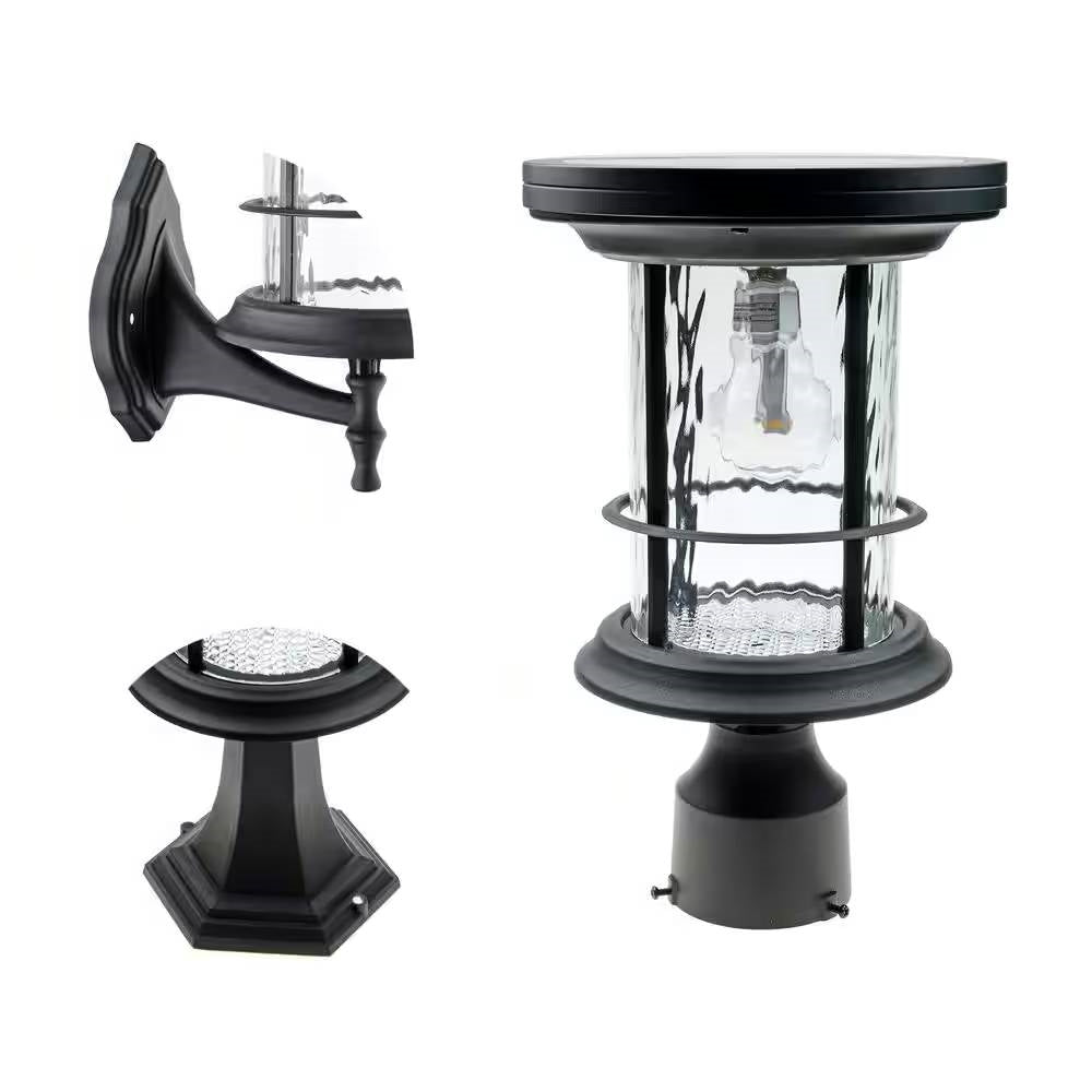 Outdoor Pole/Base/Wall Mount Solar LED Light - Yard Path Lighting - 100 Lumens LuxuryLifeWay Online Store