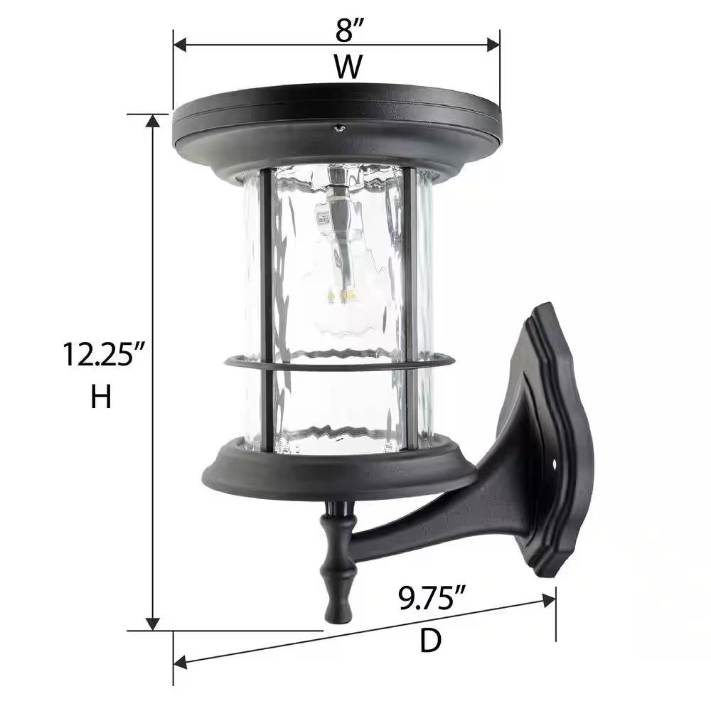 Outdoor Pole/Base/Wall Mount Solar LED Light - Yard Path Lighting - 100 Lumens LuxuryLifeWay Online Store