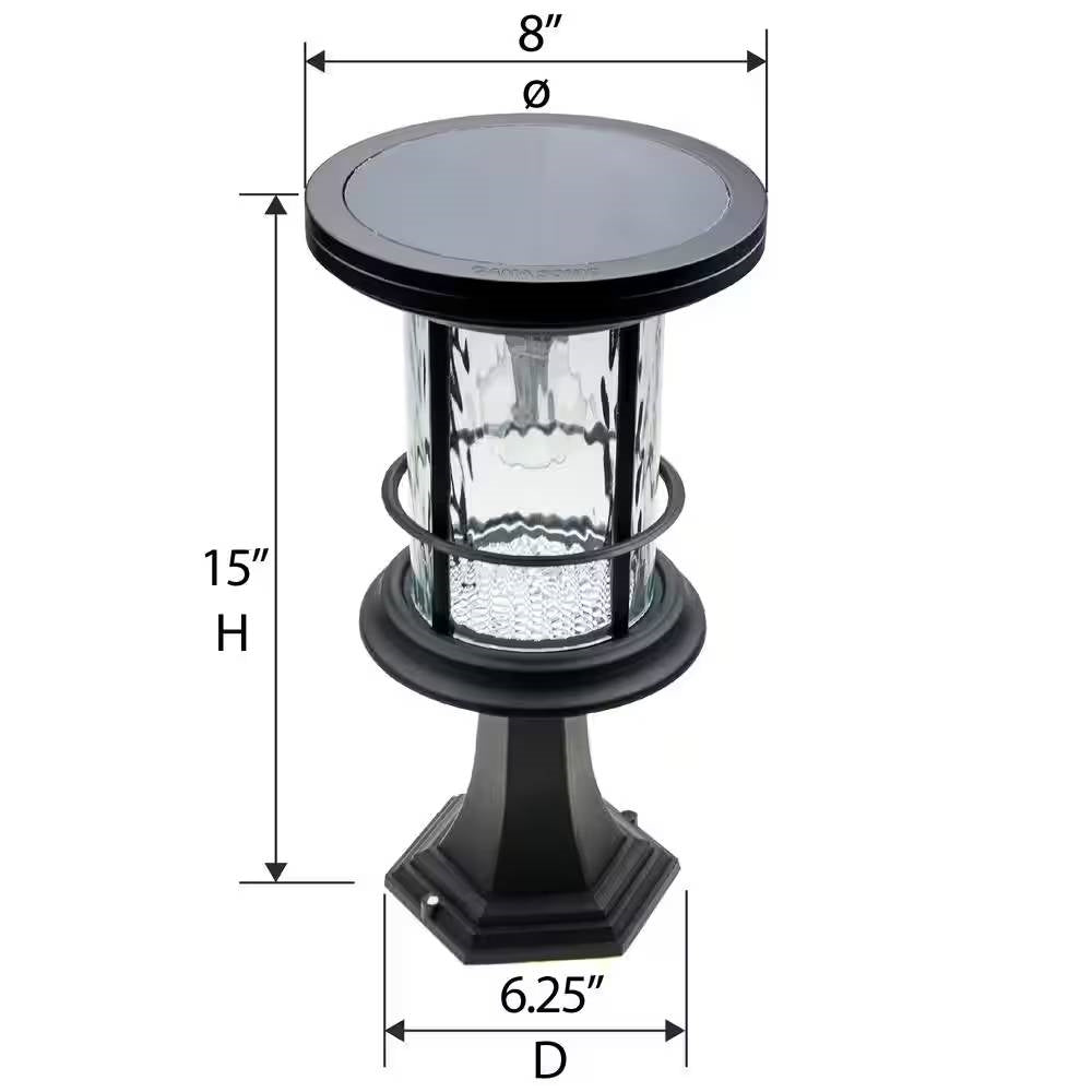 Outdoor Pole/Base/Wall Mount Solar LED Light - Yard Path Lighting - 100 Lumens LuxuryLifeWay Online Store