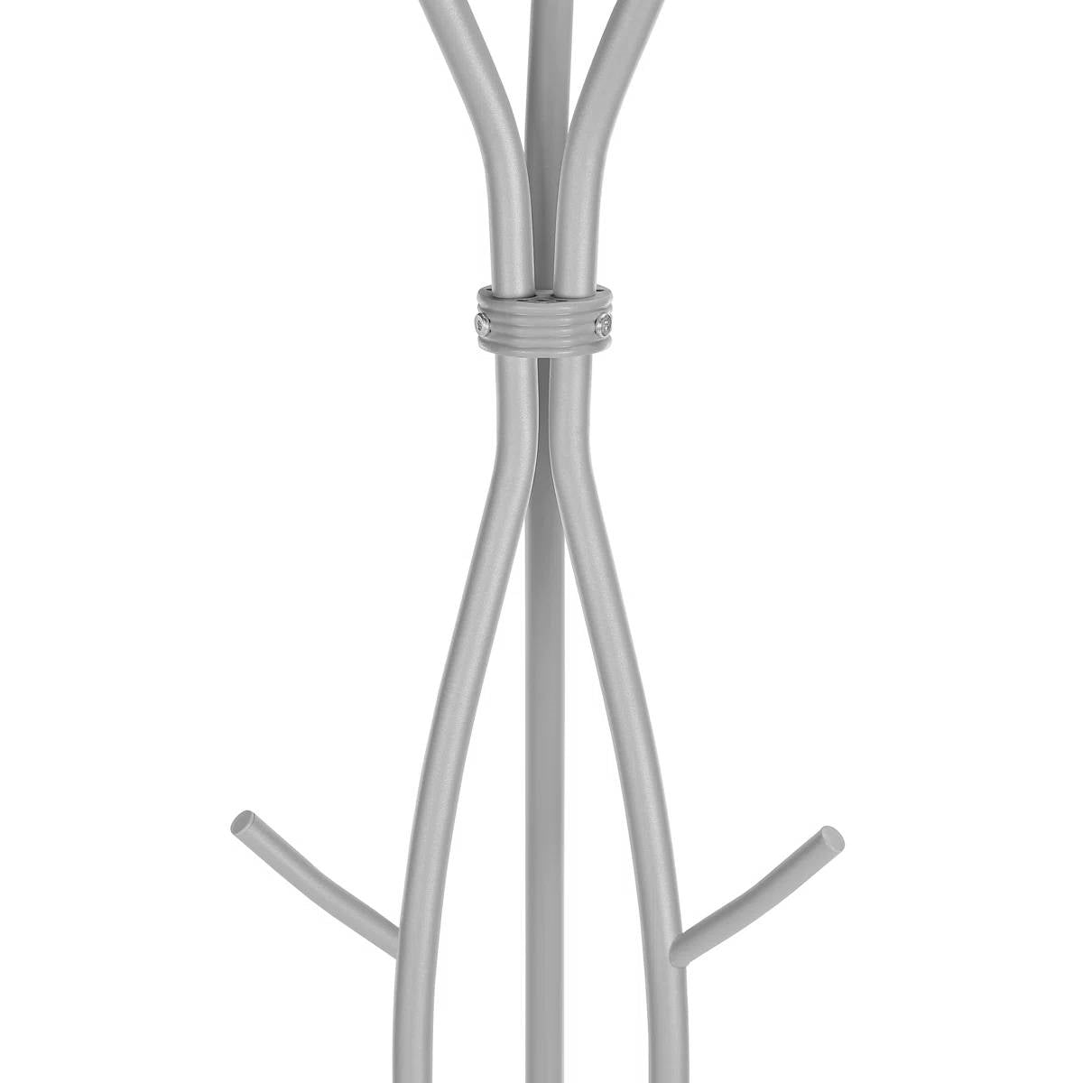 74-inch Freestanding Silver Metal Coat Rack Entryway Hall Tree Umbrella Stand LuxuryLifeWay Online Store