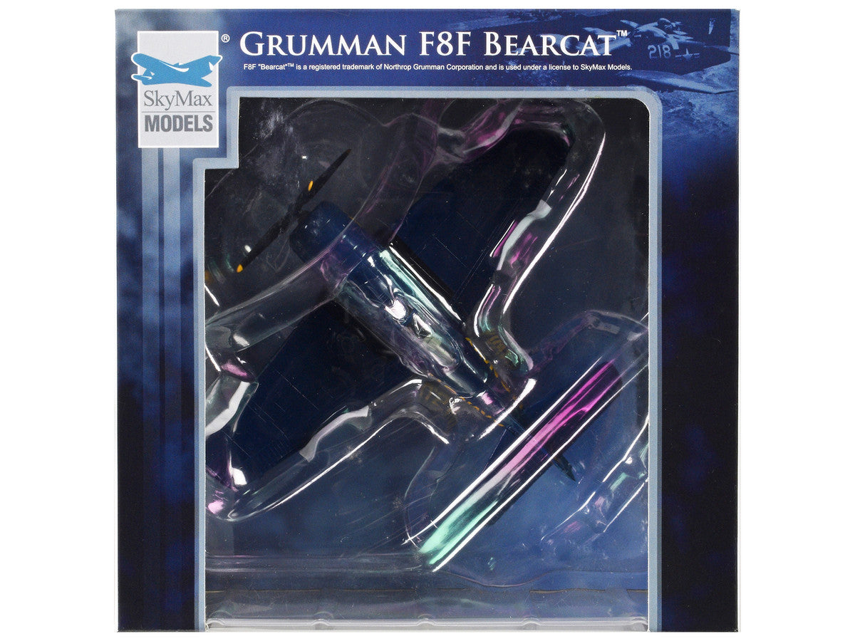 Grumman F8F Bearcat Fighter Aircraft "Blue Angels #2" (1946) United States Navy "SkyMax Models" Series 1/72 Diecast Model by Hobby Master LuxuryLifeWay Online Store