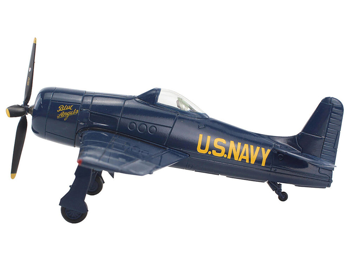 Grumman F8F Bearcat Fighter Aircraft "Blue Angels (#1-5 decals)" (1946) United States Navy "SkyMax Models" Series 1/72 Diecast Model by Hobby Master LuxuryLifeWay Online Store