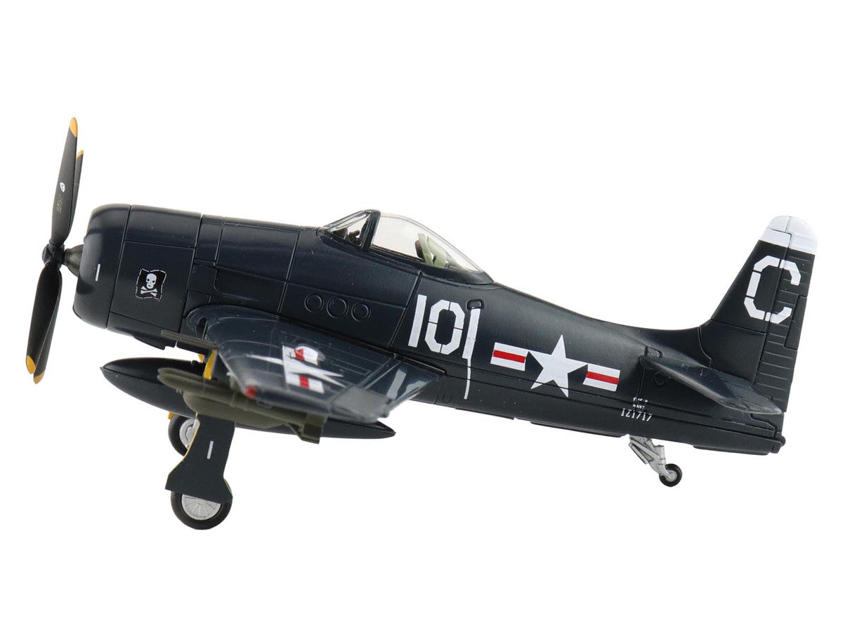 Grumman F8F-2 Bearcats Fighter Aircraft "121717 VF-61 Jolly Rogers" (1949) United States Navy "SkyMax Flying Heroes" Series 1/72 Diecast Model by Hobby Master LuxuryLifeWay Online Store