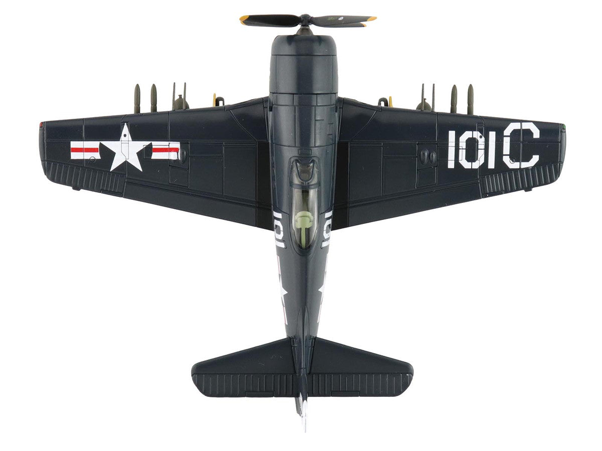 Grumman F8F-2 Bearcats Fighter Aircraft "121717 VF-61 Jolly Rogers" (1949) United States Navy "SkyMax Flying Heroes" Series 1/72 Diecast Model by Hobby Master LuxuryLifeWay Online Store