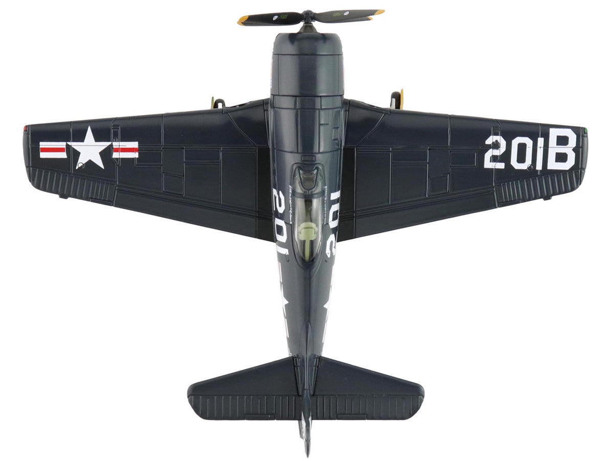Grumman F8F-2P Bearcats Fighter Aircraft "121714 Duxford (Restored Plane)" (2014) United States Navy "SkyMax Flying Heroes" 1/72 Diecast Model by Hobby Master LuxuryLifeWay Online Store