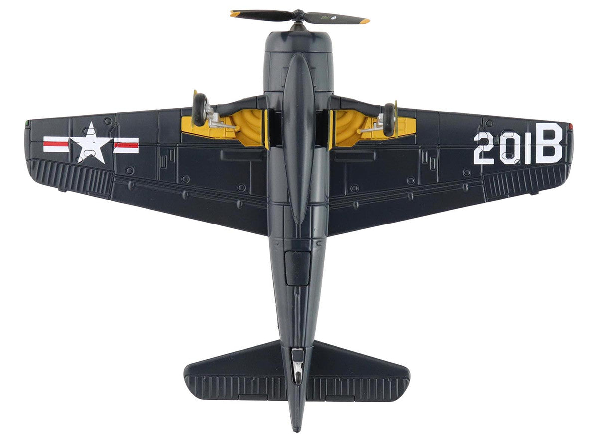 Grumman F8F-2P Bearcats Fighter Aircraft "121714 Duxford (Restored Plane)" (2014) United States Navy "SkyMax Flying Heroes" 1/72 Diecast Model by Hobby Master LuxuryLifeWay Online Store