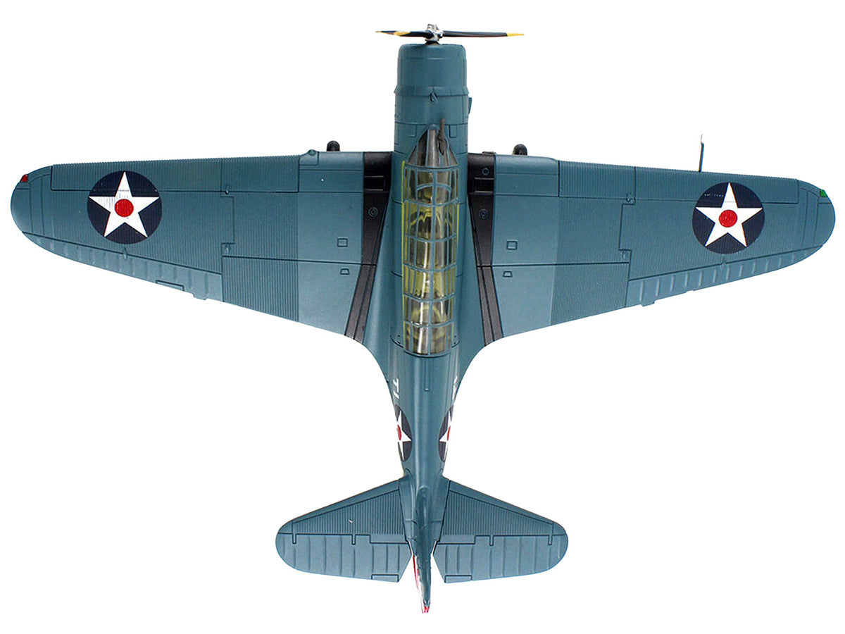 Douglas TBD-1 Devastator Bomber Aircraft "Lt. Cdr. James Brett VT-2 USS Lexington" (1942) United States Navy "SkyMax Models" Series 1/72 Diecast Model by Hobby Master LuxuryLifeWay Online Store