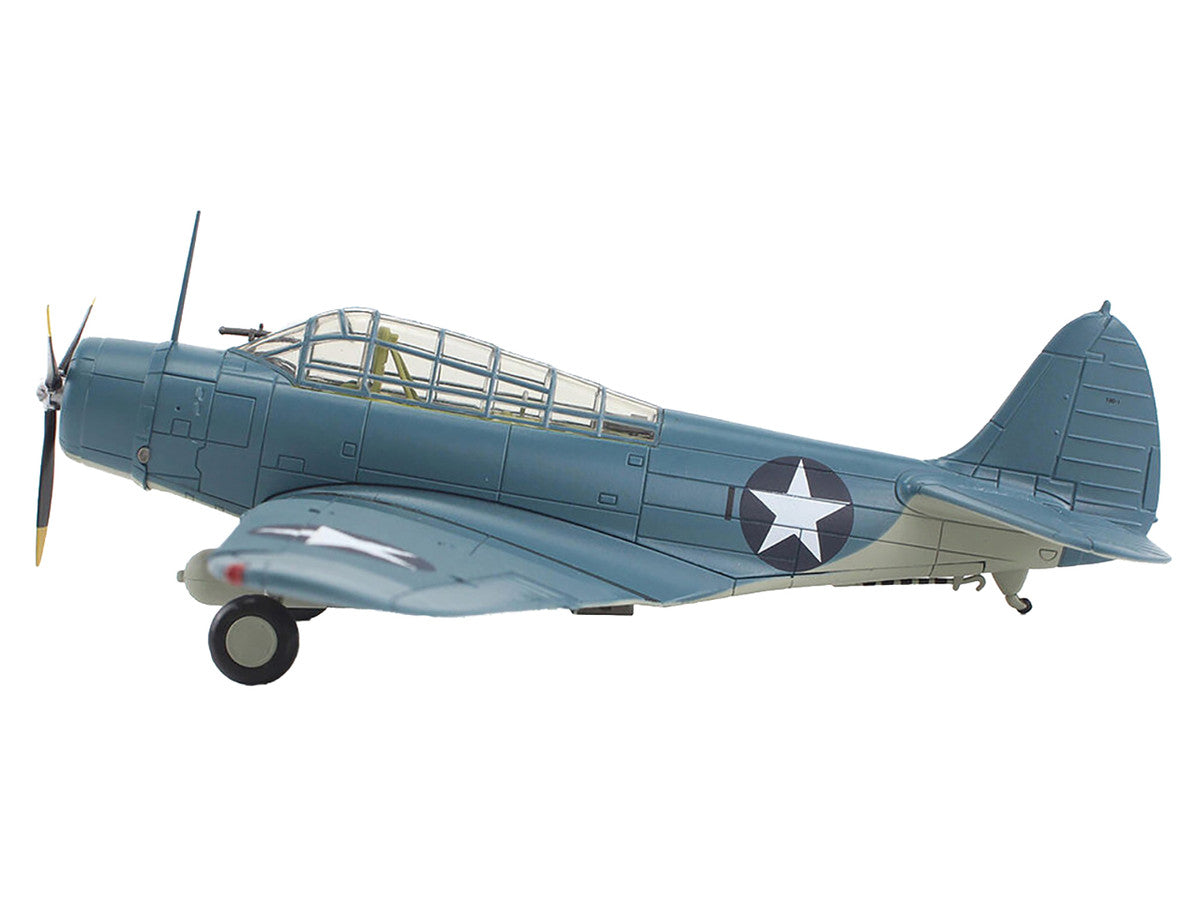 Douglas TBD-1 Devastator Bomber Aircraft "Battle of Midway Lt Cdr EE Lindsey VT-6 USS Enterprise" (1942) United States Navy "SkyMax Models" Series 1/72 Diecast Model by Hobby Master LuxuryLifeWay Online Store