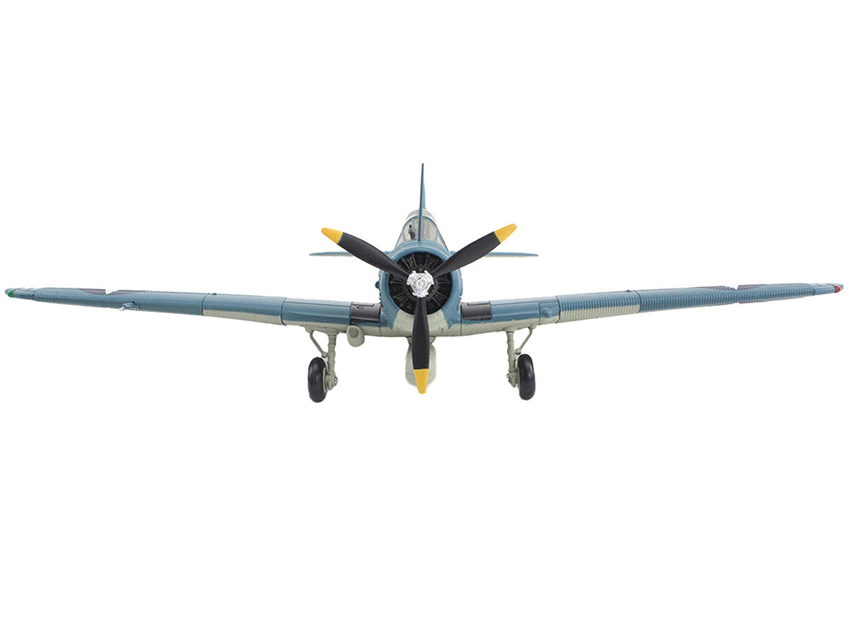Douglas TBD-1 Devastator Bomber Aircraft "Battle of Midway Lt Cdr EE Lindsey VT-6 USS Enterprise" (1942) United States Navy "SkyMax Models" Series 1/72 Diecast Model by Hobby Master LuxuryLifeWay Online Store