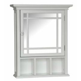 White Bathroom Medicine Cabinet with Mirror LuxuryLifeWay Online Store