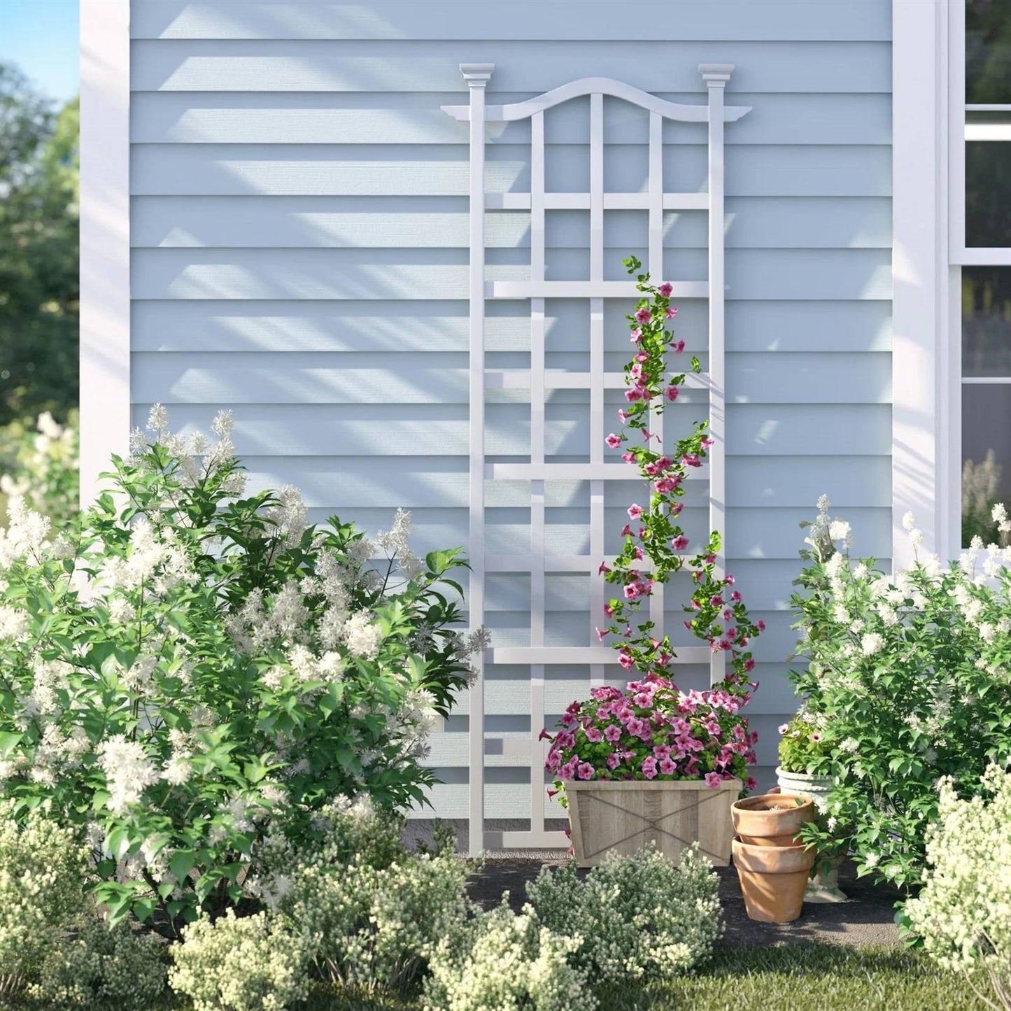 79-inch Outdoor Lattice Panel Garden Plant Trellis LuxuryLifeWay Online Store