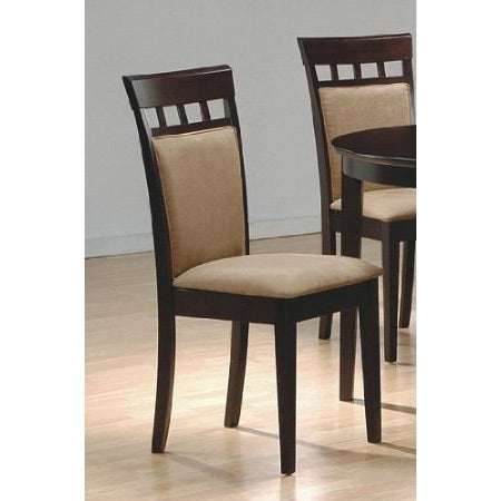 Set of 2- Contemporary Dining Chairs in Cappuccino Finish LuxuryLifeWay Online Store