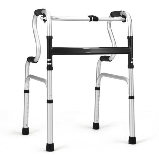 One-Button Folding Aluminum Walking Frame Walker LuxuryLifeWay Online Store