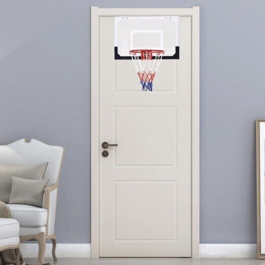 Over-The-Door Mini Basketball Hoop Includes Basketball and 2 Nets - Color: Multicolor LuxuryLifeWay Online Store