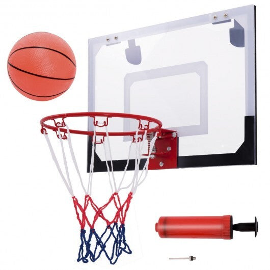 Over-The-Door Mini Basketball Hoop Includes Basketball and 2 Nets - Color: Multicolor LuxuryLifeWay Online Store