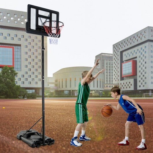 Height Adjustable Portable Shatterproof Backboard Basketball Hoop with 2 Nets LuxuryLifeWay Online Store