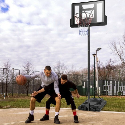 Height Adjustable Portable Shatterproof Backboard Basketball Hoop with 2 Nets LuxuryLifeWay Online Store
