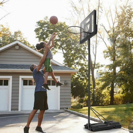 Height Adjustable Portable Shatterproof Backboard Basketball Hoop with 2 Nets LuxuryLifeWay Online Store