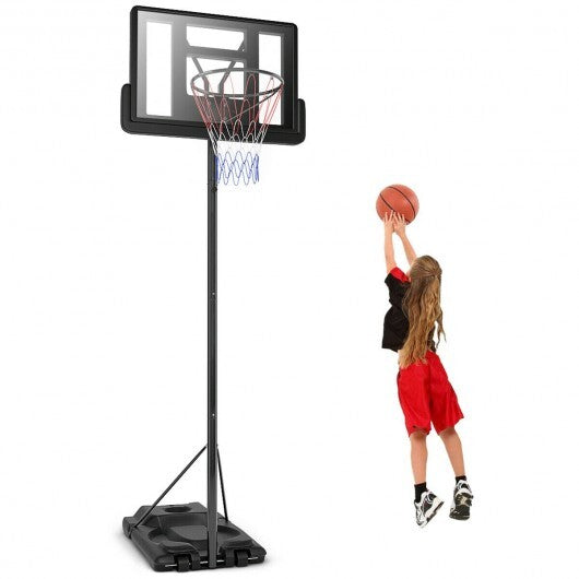 Height Adjustable Portable Shatterproof Backboard Basketball Hoop with 2 Nets LuxuryLifeWay Online Store