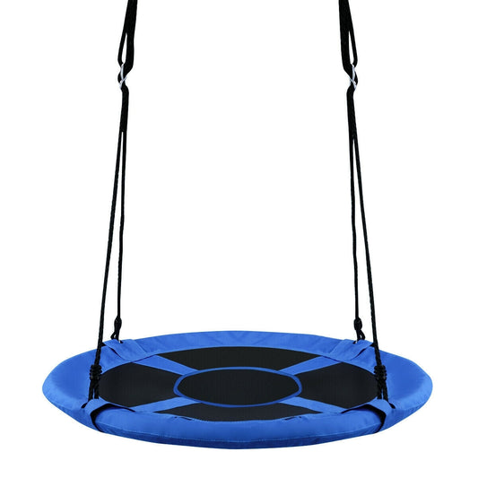 40 Inch Flying Saucer Tree Swing Indoor Outdoor Play Set-Blue - Color: Blue LuxuryLifeWay Online Store