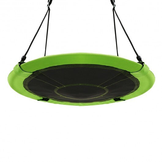 40 Inch Flying Saucer Tree Swing Indoor Outdoor Play Set-Green - Color: Green LuxuryLifeWay Online Store