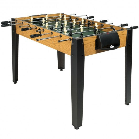 48 Inch Competition Sized Home Recreation Wooden Foosball Table-Brown LuxuryLifeWay Online Store