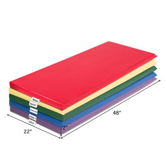 5 Pack 2 Inch Toddler Thick Rainbow Rest Nap Mats LuxuryLifeWay Online Store