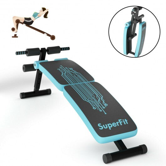 Abdominal Twister Trainer with Adjustable Height Exercise Bench-Red LuxuryLifeWay Online Store