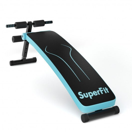 Folding Weight Bench Adjustable Sit-up Board Workout Slant Bench-Red LuxuryLifeWay Online Store