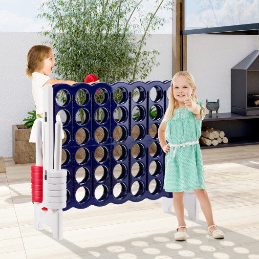 4 in A Row 4-to-Score Giant Jumbo Game Set for Family Party Holiday LuxuryLifeWay Online Store