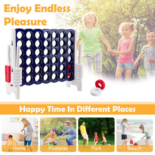 4 in A Row 4-to-Score Giant Jumbo Game Set for Family Party Holiday LuxuryLifeWay Online Store