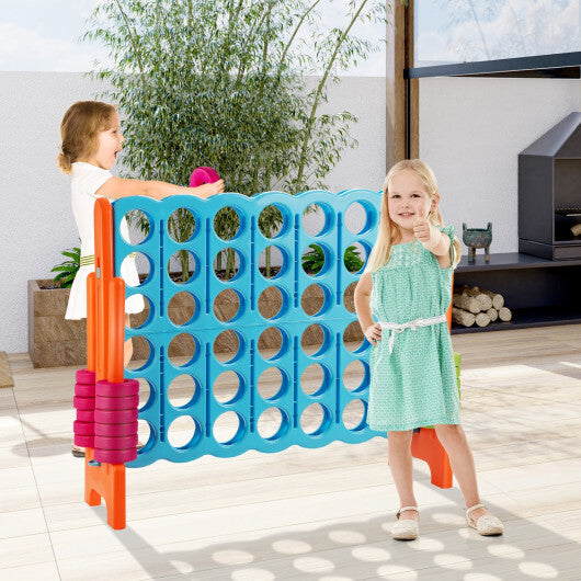 4 in A Row 4-to-Score Giant Jumbo Game Set for Family Party Holiday LuxuryLifeWay Online Store