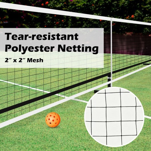 22 Feet Portable Pickleball Net Set System with Carry Bag for Indoor Outdoor Game LuxuryLifeWay Online Store