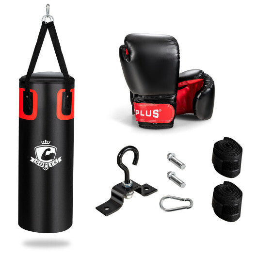 Filled Punching Bag Set with Boxing Gloves- 63 lbs LuxuryLifeWay Online Store