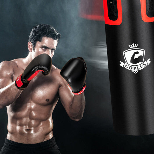 Filled Punching Bag Set with Boxing Gloves- 63 lbs LuxuryLifeWay Online Store