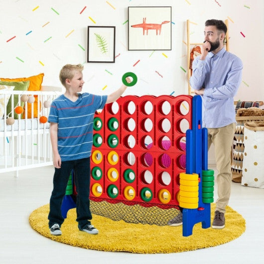 4-to-Score Giant Game Set with Net Storage-Blue LuxuryLifeWay Online Store