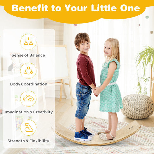 12 Inch Wobble Board for Balance Training-Natural LuxuryLifeWay Online Store