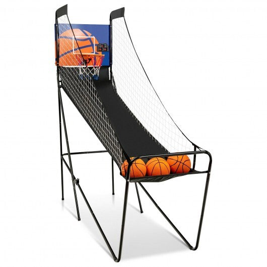 Foldable Single Shot Basketball Arcade Game with Electronic Scorer and Basketballs LuxuryLifeWay Online Store