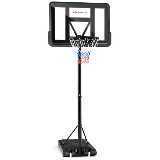 Adjustable Portable Basketball Hoop Stand with Shatterproof Backboard Wheels LuxuryLifeWay Online Store