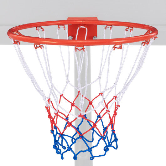 18 Inch Basketball Rim Goal Replacement with All Weather Net and Mounting Hardware-Black LuxuryLifeWay Online Store