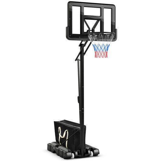 Portable Basketball Hoop with 4.6 to 10 Feet 10-Level Height Adjustable LuxuryLifeWay Online Store