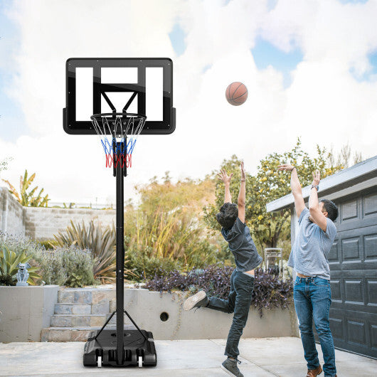 Portable Basketball Hoop with 4.6 to 10 Feet 10-Level Height Adjustable LuxuryLifeWay Online Store