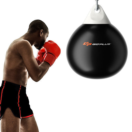 18 Inch 110 Pound Heavy Punching Water Aqua Bag with Adjustable Metal Chain-Black LuxuryLifeWay Online Store