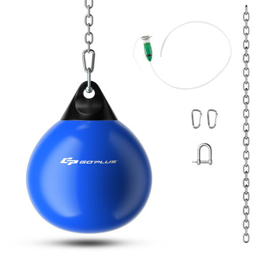 18 Inch 110 Pound Heavy Punching Water Aqua Bag with Adjustable Metal Chain-Blue - Color: Blue LuxuryLifeWay Online Store