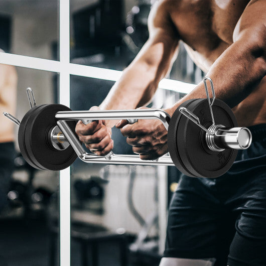 700 LBS Olympic Triceps Bar with Knurled Handles for Squats  Deadlifts  Shrugs LuxuryLifeWay Online Store