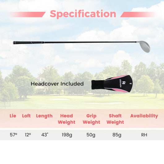 12 Individual Driver Golf Club for Women 460CC LuxuryLifeWay Online Store