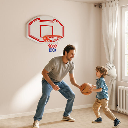 Large Wall Mounted Basketball Hoop with Shatter-proof Backboard LuxuryLifeWay Online Store