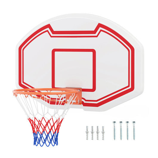 Large Wall Mounted Basketball Hoop with Shatter-proof Backboard LuxuryLifeWay Online Store