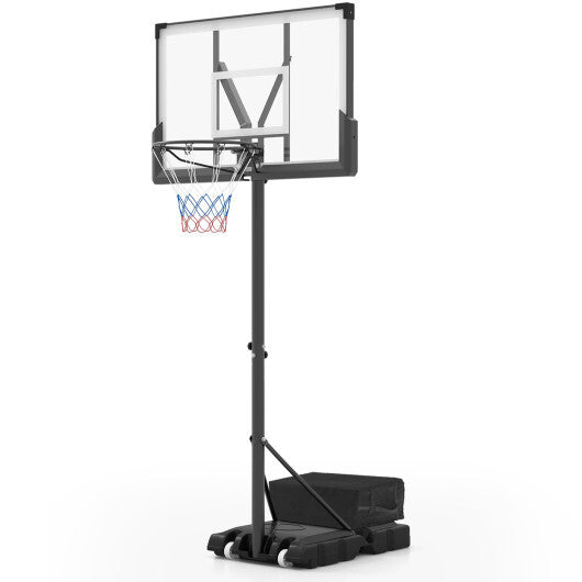 Portable Basketball Hoop Outdoor Basketball Goal System Adjustable for Kids Teens Adults LuxuryLifeWay Online Store