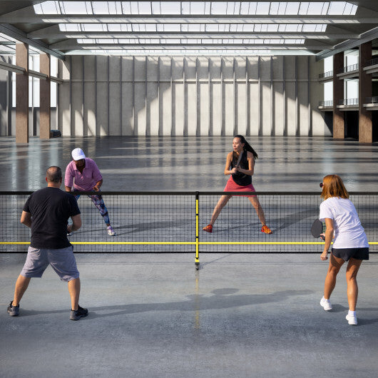 22 FT Portable Pickleball Net with 6 Lockable Wheels and Carry Bag LuxuryLifeWay Online Store